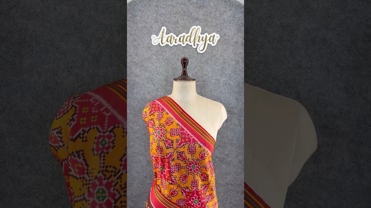 Designer Printed Patola Sarees