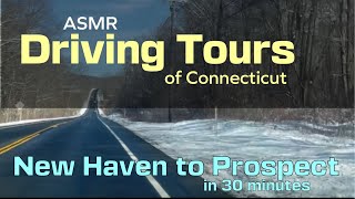 New Haven to Prospect in 30 minutes Connecticut ASMR soft driving sounds country roads No voices screenshot 1