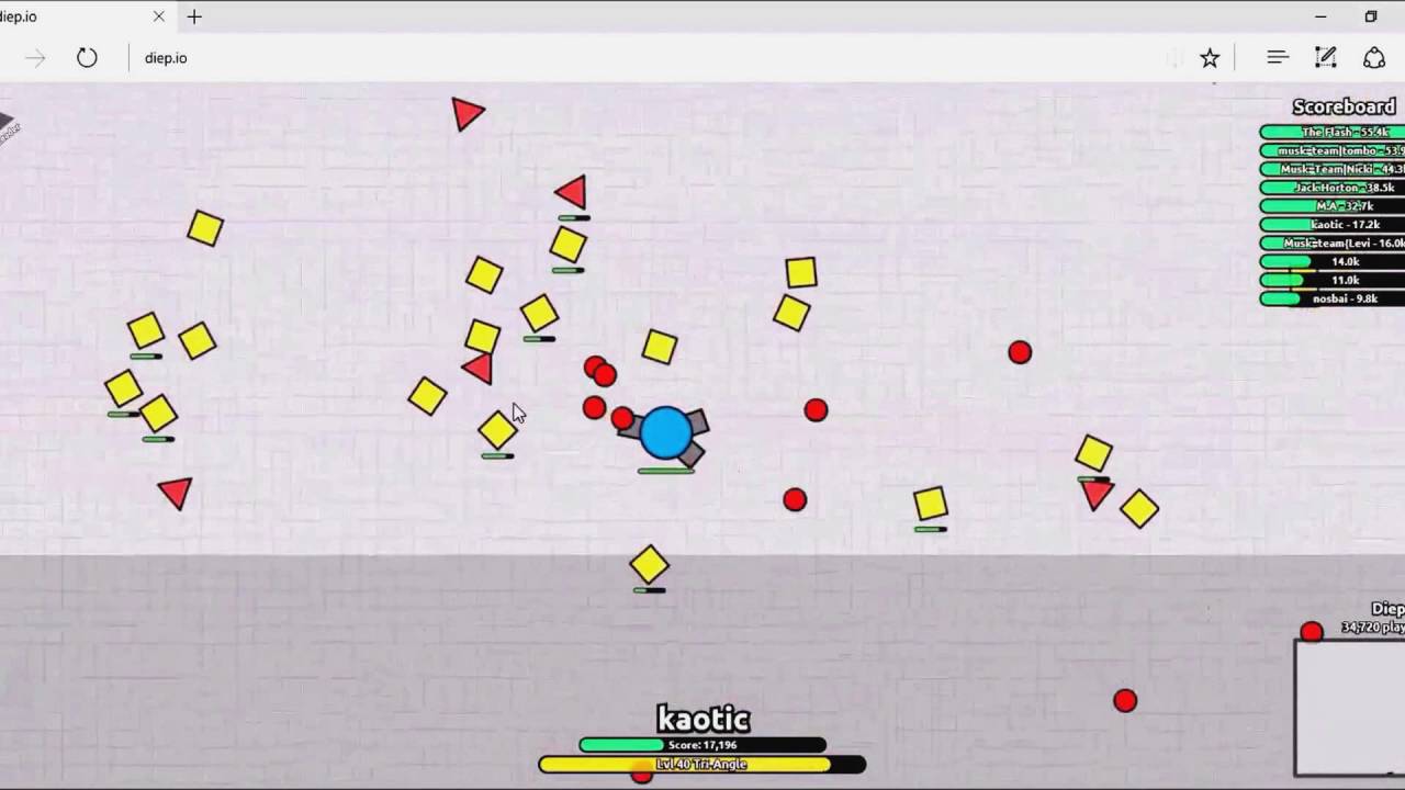 DIEP.IO - Booter class - Fastest Tank