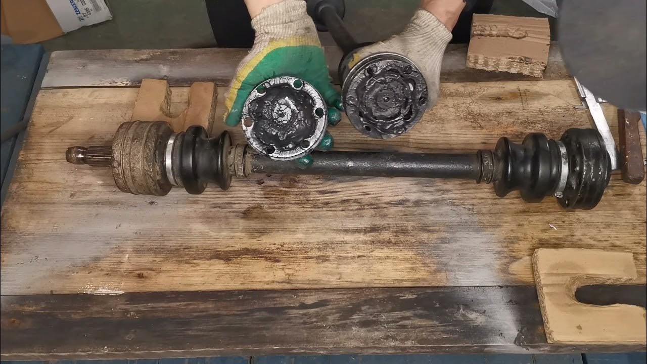 Как снять полуось мерседес