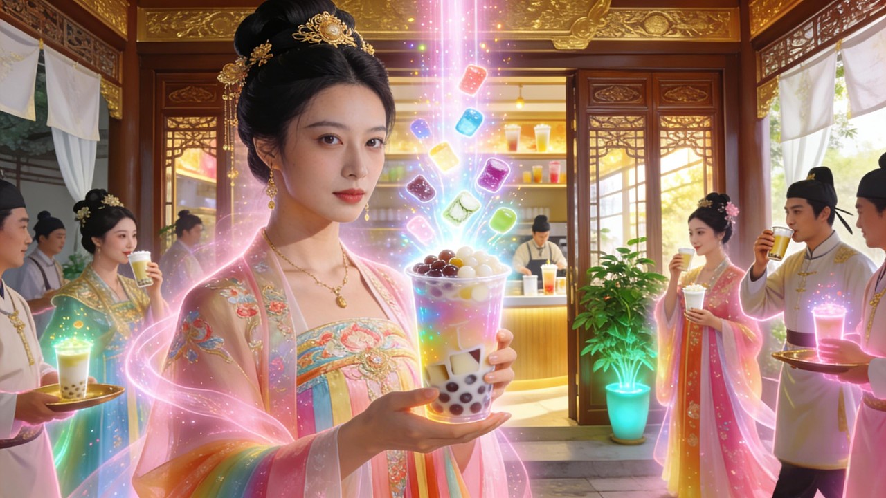 Transmigrée dans l’Antiquité : Une Simple Tasse de Thé au Lait Conquiert Tout le Monde ! 🥤👑