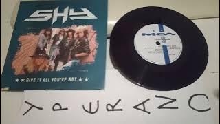 for sale: Shy – Give It All You've Got 7' UK 1989 Party Hard Rock