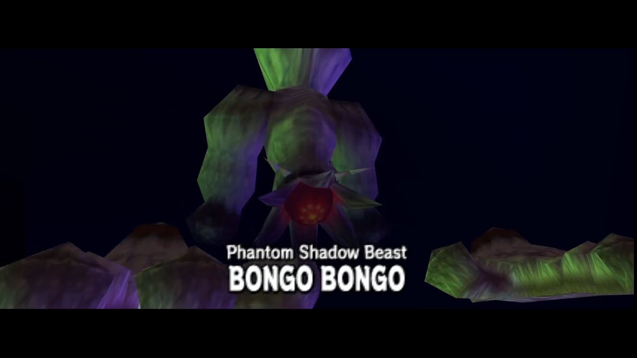The Legend of Zelda Ocarina of Time Bongo Bongo Boss Battle 60fps YouTube