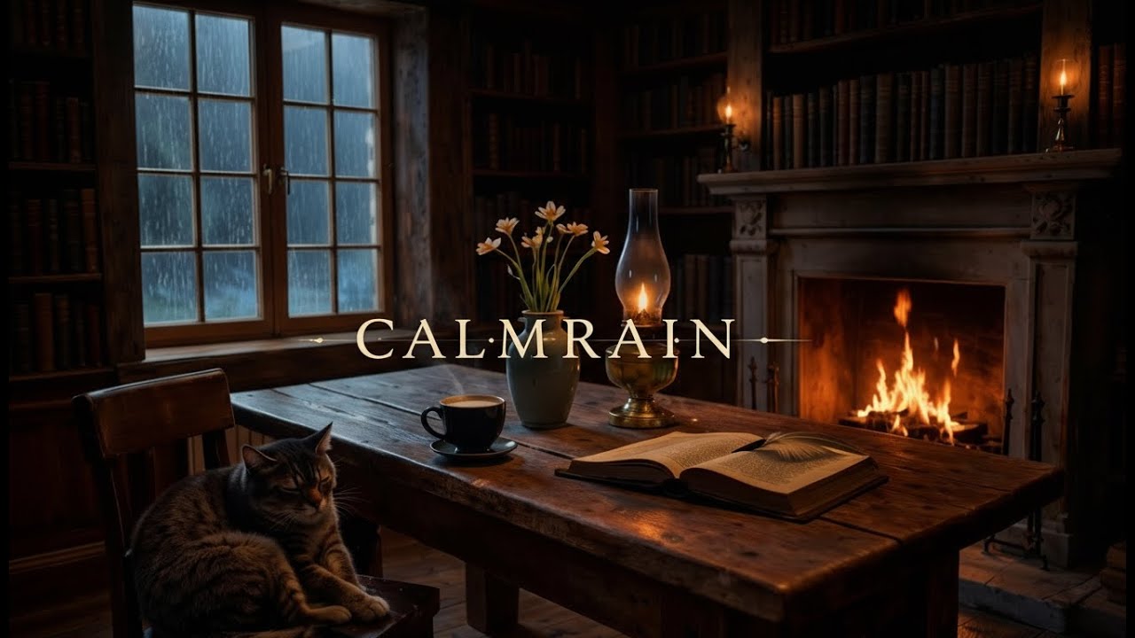 Rain Ambience for Sleep with Acoustic Guitar | Calm Mind Music