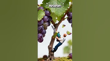 Grape Harvest in the Summer Vineyard