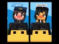 POLICE Aphmau + Aaron VS PRISONER Aphmau + Aaron #fypppp