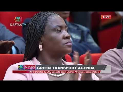 GREEN TRANSPORT AGENDA : NNPC Donates 35 CNG Buses to Boost Cleaner, Affordable Transportation