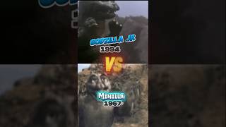 Godzilla JR 1994 vs Minilla 1967  CapCut edit ￼