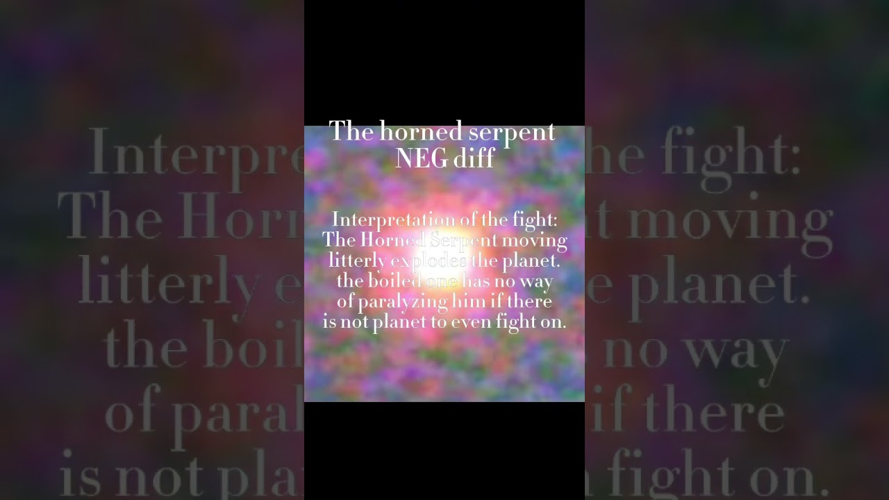 The Horned Serpent vs The Boiled One 