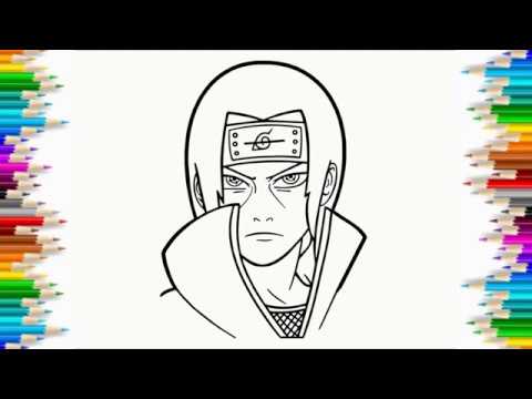 Cùng Bé Tập Vẽ nhân vật truyện tranh UCHIHA ITACHI | HOW TO DRAW ...