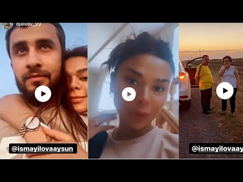 Aysun İsmayılova ve Eşqin Celilov Bal Ayı Üçün Gence şeherini seçdiler