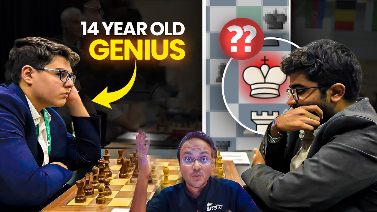 14-year-old executes one of the most insane checkmates ever | Yagiz Kaan Erdogmus vs Aditya Mittal