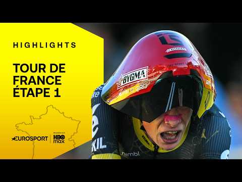 Video TOUR DE FRANCE 2026 - Jonas Vingegaard décroche le premier MAILLOT JAUNE sur le chrono par équipes