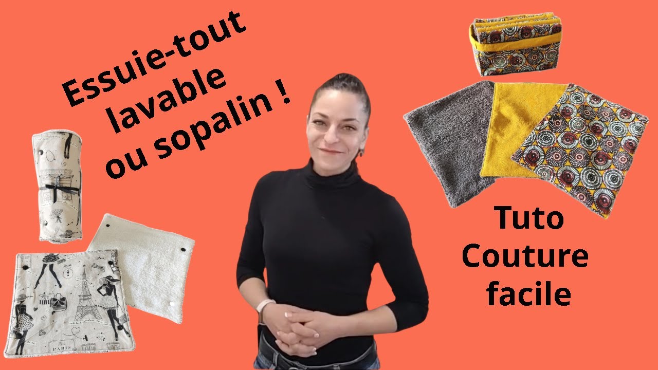 Essuie Tout Lavable : rouleaux ou unité - Cuisine - Ma P'tite Couture