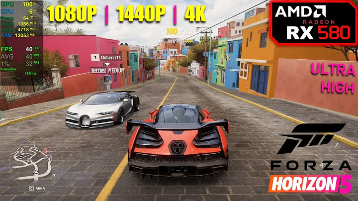 Kiểm Tra Hiệu Suất RX 580 Trong Forza Horizon 5