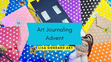 Art Journaling Advent Calendar - Day 22
