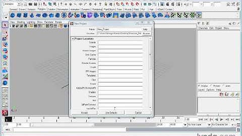 Working with files and Maya projects