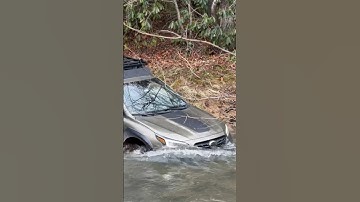 How deep is too deep for this Subaru Outback wilderness!? #subaru #overland #offroad