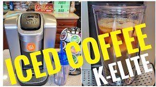 КАК ПРИГОТОВИТЬ ванильный кофе со льдом Кофеварка Keurig K-Elite K Cup Machine