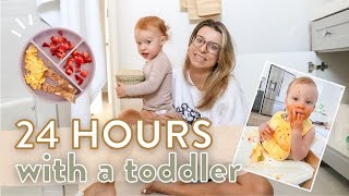 24 HOURS with a 1 YEAR OLD…The real life of a parent (daily schedule, meals + playtime)