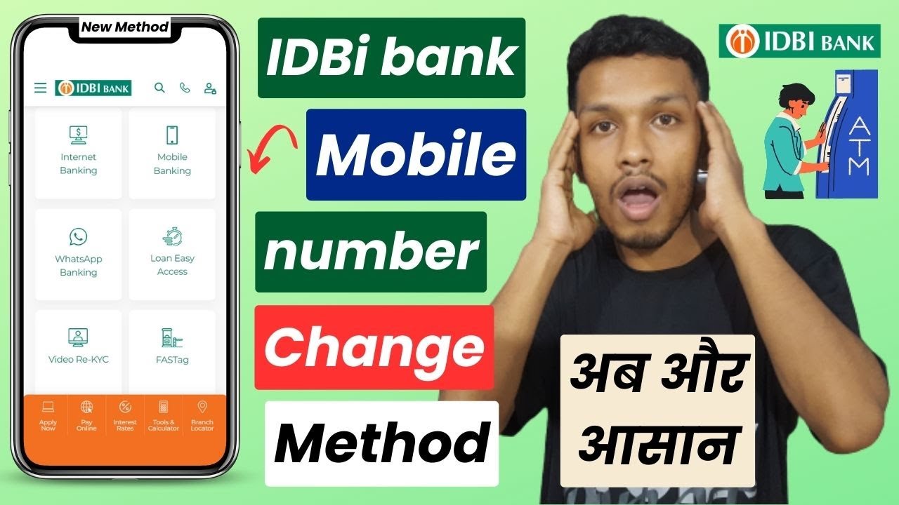 Idbi bank mobile number change | how to update idbi bank mobile number