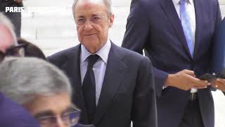 Florentino Perez President Real Madrid @ Paris 21 may 2024 after meeting Macron about Kylian Mbappé