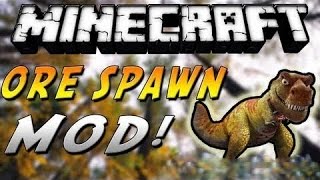 Обзор мода Ore Spawn на майнкрафт 1.6.4 ....