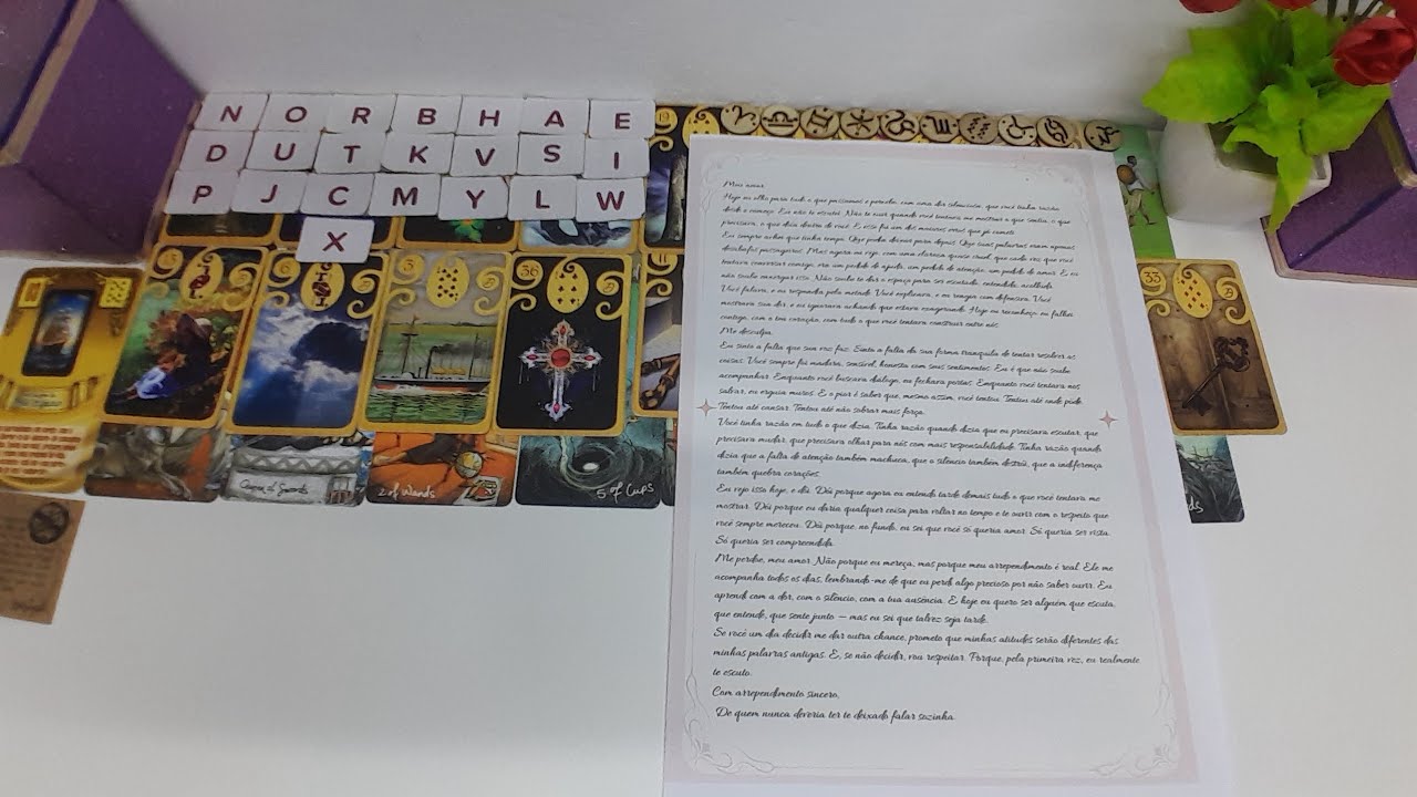 💖😥hoje reconheço que não fui justo com você!como estou arrependido 😥💖 | Carta Canalizada