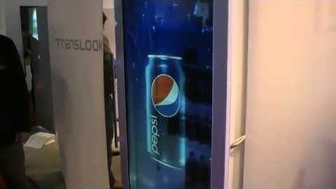 Vending Machine Transparent Display