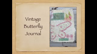 Vintage Butterfly Journal - Etsy Journal Share/Flip-through (Sold)