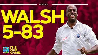 🙌 100th First Class 5 Wicket Haul! | Courtney Walsh Rips Through Pakistan | Windies Cricket