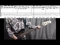 【tab】TETSUYA / Time goes on 〜泡のように〜・off vocal ver (bass cover)