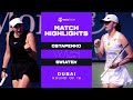 Jelena Ostapenko vs. Iga Swiatek | 2022 Dubai Round of 16 | WTA Match Highlights