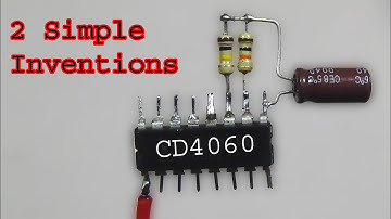 2 Simple Diy Inventions Circuit using CD4060 ic