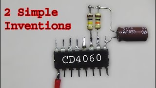 2 Simple Diy Inventions Circuit using CD4060 ic Wealth