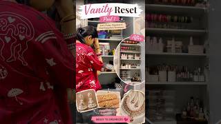 Vanity Reset Part 1 ✨ Decluttering My First Cabinet #shorts #cleanwithme #dailyvlog