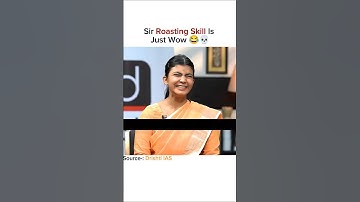 What A Roasting Skill 😂💀 | Upsc Interview
