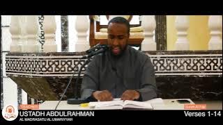 Recitation of Surah Al Fajr by Ustadh Abdulrahman Hassan