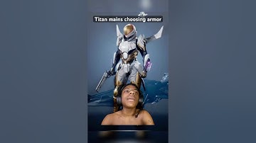 Titan mains choosing armor in Destiny  #destiny2 #destiny2memes #destiny2lightfall #destiny