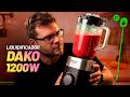 Liquidificador Dako, 1200w e jarra de vidro, mas, funciona?