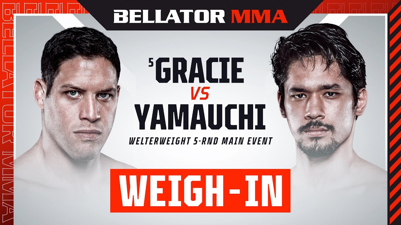 Live Bellator 284 ceremonial weigh-in video stream Gracie vs