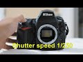Nikon D700 shutter slow motion
