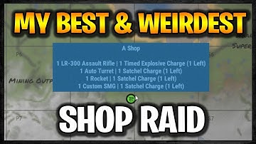 My BEST & WEIRDEST SHOP RAID  - Rust Raid Diary S4E5
