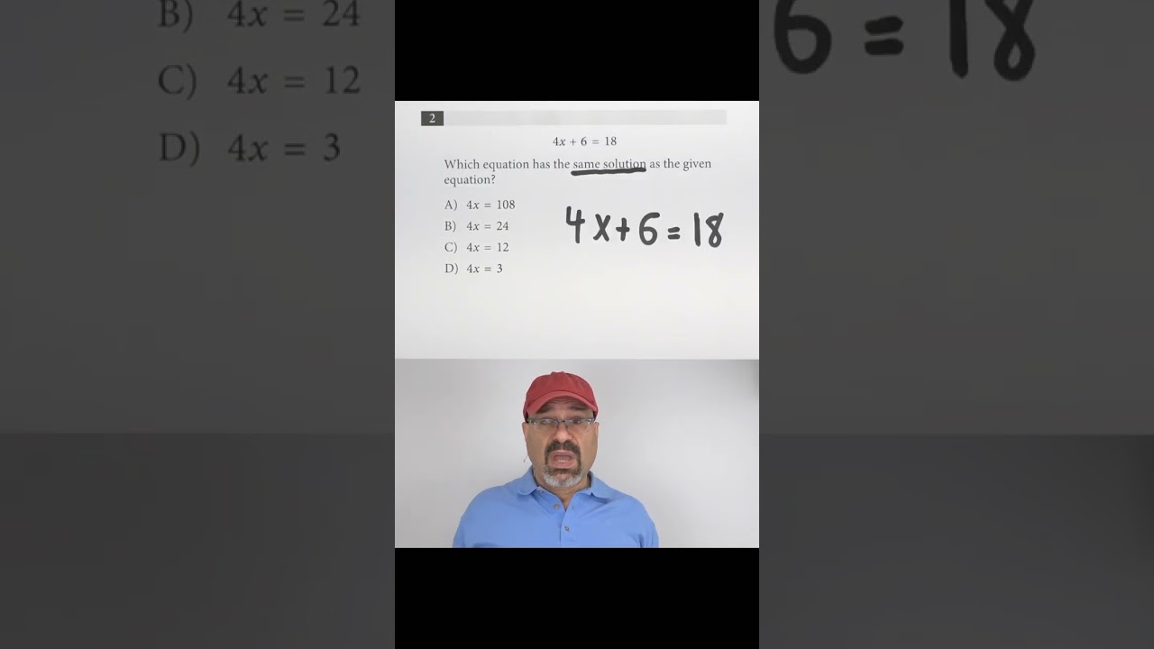 Digital SAT Practice Test 1 Math A Q2 Explained!