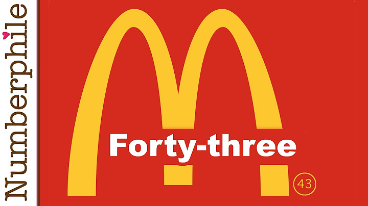 How to order 43 Chicken McNuggets (Frobenius numbers) - Numberphile