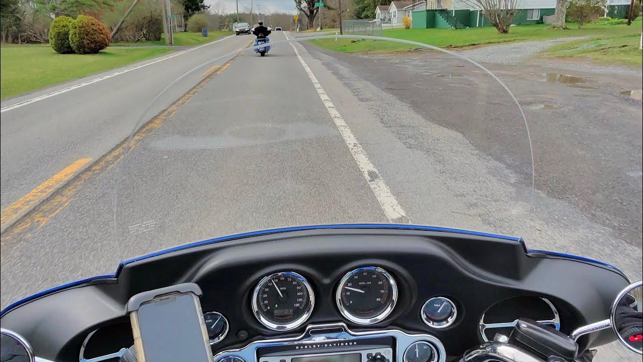 Ray Ban Meta Glasses filming on a Harley Davidson.