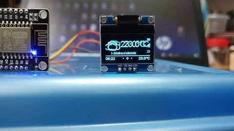 ESP8266 weather station