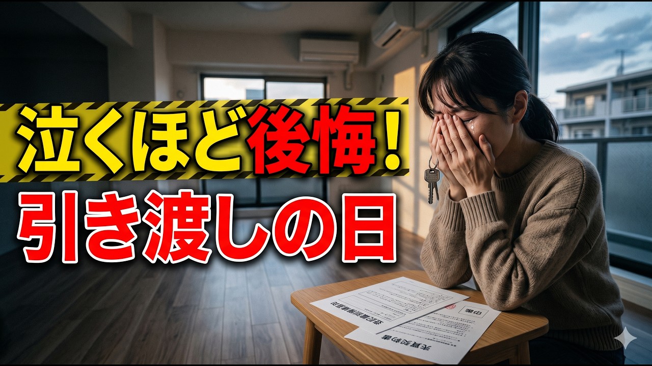 【絶対NG】中古マンション引き渡しで泣く人の共通点