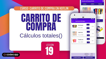 Calcular los totales del carrito de compra Kotlin