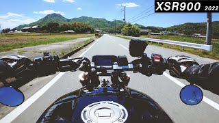 Lunchtime & Cafe Ride in Japanese | YAMAHA XSR900 2022 | Genuine exhaust sound [4K]